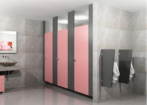 Modular toilet cubicle